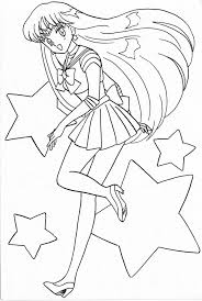 She's cool and rational, disciplined, and focused. Sailor Mars Coloring Book Xeelha Sailor Moon Coloring Pages Coloring Books Sailor Moon Aesthetic