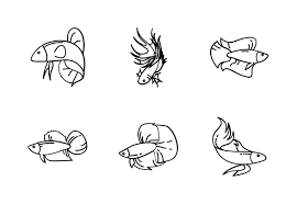 Betta Fish Icons By Bayu Febrianto Fish Icon Betta Fish Tattoo Betta Fish