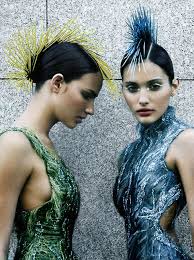 Nicolas Jurnjack Hairstyle Vogue Paris Magazine Fernanda Tavares Artistic Hair Catwalk Hair Model Hair