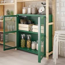 Maybe you would like to learn more about one of these? Ivar Shelv Unit W Table Cabinets Drawers Pine Green Mesh Ikea