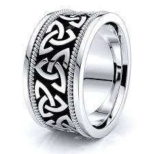 Cheap wedding bands, buy quality jewelry & accessories directly from china suppliers:eternity unique wedding bands vintage dragon tungsten silver celtic wedding rings for men jewelry enjoy free shipping worldwide! Solid Herman Trinity Knot Celtic Band Comfort Fit 10mm
