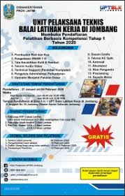 Panggilan seleksi calon peserta pelatihan angkatan 1 tahun 2020. Pendaftaran Pelatihan Berbasis Kompetensi Tahap 1 Tahun 2020 Upt Blk Di Jombang