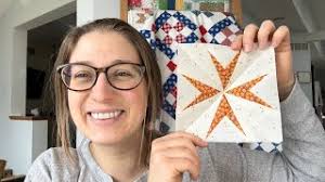 2023 Scrappy Sampler- Block 40- foundation paper piecing quilt block  tutorial