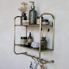 Installing basic shelving is a great weekend diy project, while more extensive projects might require professional help. Antique Brass Wall Shelf By The Little House Shop Notonthehighstreet Com