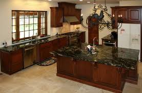 Cherry Wood Kitchen Cabinets With Black Granite Brown Wooden Laminate Flooring Wood Kitchen Table Settings Cherry Wood Kitchen Cabinets Cherry Cabinets Kitchen