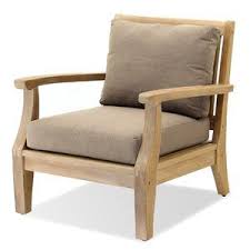Miramar Teak Patio Chair With Sunbrella Cushions In 2020 Patio Chairs Teak Lounge Chair Teak Patio Furniture