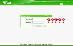 A change is necessary when your provider sends a reset link. Password Modem Zte F660 F609 Indihome Terbaru