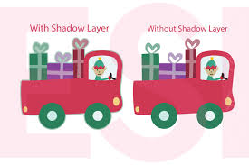 Christmas Truck With Elf Svg Dxf Eps Png Cutting Files Clipart By Esi Designs Thehungryjpeg Com