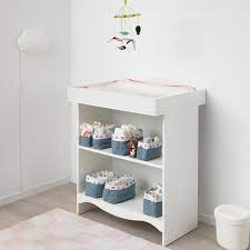 Smagora Changing Table Bookshelf White Ikea