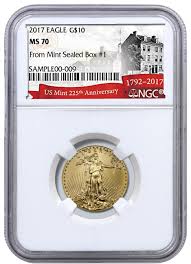 0.7%/year of average daily asset value for gold, platinum. 2017 1 4 Oz Gold American Eagle 10 From Monster Box 1 Ngc Ms70 Exclusive U S Mint 225th Anniversary Label Moderncoinmart