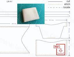 Please email us a picture of your completed project. Pdf Pattern For The Leather Wallet Shown In The Picture Model Lw A1 Features 1 Cash Pock Diy Leather Wallet Pattern Wallet Pattern Free Leather Wallet Pattern