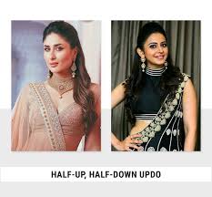 Hairstyles To Sport With Ethnic Wear By Indian Dresses Medium