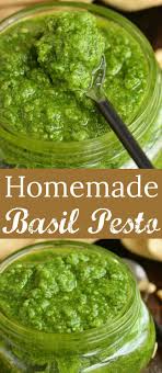 Homemade Pesto Recipe In 2020 Pesto Homemade Pesto Recipe Homemade Pesto
