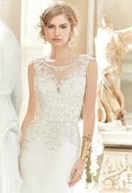 Lace Illusion Back Satin Trumpet Wedding Dress Bridesmaid Dresses Strapless Dresses Wedding Dresses