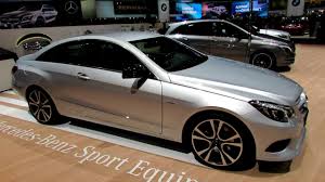 Standing in the shadow of the extroverted e63 amg and conceding the efficiency crown to the forthcoming e250 bluetec diesel, it earns respect by. 2014 Mercedes Benz E Class E350 Coupe Exterior Interior Walkaround 2014 Geneva Motor Show Youtube