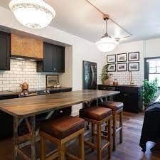 See the top reviewed local kitchen and bathroom designers in boise, id on houzz. Timber And Love Design And Build Season Two S02 E08 The Fire House Wood Floor Kitchen Kitchen Black Counter Modern Black Kitchen