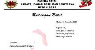 Contoh surat undangan perayaan natal terbaru untuk semua gereja. Contoh Surat Undangan Resmi Natal Contoh Surat