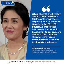 HOPEFULLY SHE'LL GET BETTER' Ballsy Aquino-Cruz, in a recent Zoom meet with  a New Zealand-based Filipino organization, mentions her youngest sister  Kris Aquino's condition. #BallsyAquinoCruz #KrisAquino #DailyTribune