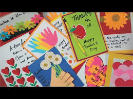 Let him place the printed card on top of the white paper ball. Teachers Day Card Teachers Day Greeting Card Diy Happy Teachers Day Card Card Making Litetube