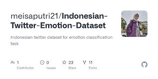 Berikut merupakan kata kunci yang bisa kalian gunakan untuk dapat menelusuri lebih lanjut. Indonesian Twitter Emotion Dataset Twitter Emotion Dataset Csv At Master Meisaputri21 Indonesian Twitter Emotion Dataset Github