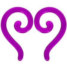 Free download this file now (151.53kb). Purple Question Mark Shaped Acrylic Spiral Tapers 14g 0g Bodydazz Com