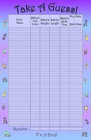 In the united states, the average baby weighs about 7 pounds 3 ounces (3.3 kg) at birth. Baby Guess The Date And Weight Keepsake Baby Shower Game Pink Blue Ortodent