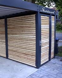 Metallcarport Mit Abstellraum Doppelcarport Modern Stahlzart