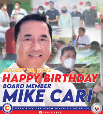 Happy birthday, Board Member Mike L. Cari! May God bestow