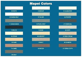Unique Grout Distributors For 24 Mapei Color Chart Lowes