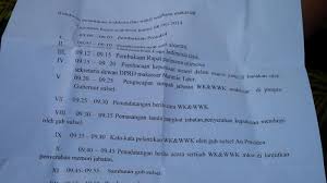 Langsung saja kita melangkah keacara yang peratama: Ini Susunan Acara Pelantikan Walikota Makassar Tribun Timur