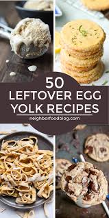 From breakfast bakes to cookies and ice cream, there are plenty of ways to save the yolks from the trash. Save This Post For The Next Time You Have Leftover Egg Yolks From Dessert To Breakfast To Pasta This Re Egg Yolk Recipes Recipes Using Egg Leftover Egg Yolks