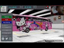 Skin bus simulator, gambar bus simulator, livery bus simulator, livery bussid, livery bussid hd, skin bussid, livery bus simulator hd, stiker bus download livery bus simulator indonesia terkeren 24 11 2019aa game bus simulator tidak cocok tanpa ada liverinya kali ini saya akan share livery bus. Bus Simulator Indonesia Rute Pel Bakauheni Pel Merak Bus Hello Kitty Part 12 The End Youtube