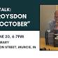 Author Talk: Keith Roysdon "That October"