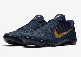Nike Air Force 1 Black Price Philippines Nike Kobe 11 Philippines Navy Gold 836183 447 Sneakernews Com Mens Nike Shoes Nike Gold Hype Shoes