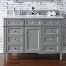 James Martin 650 V48 Ugr 3shg Brittany Vanity Bathroom Vanity Base Grey Bathroom Vanity Double Vanity Bathroom