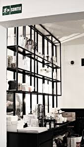 Vintage industrial metal shelving unit vinterior. Pin By Elizabeth Kelley On Cafe S Shelving Shelves Glass Shelves Kitchen