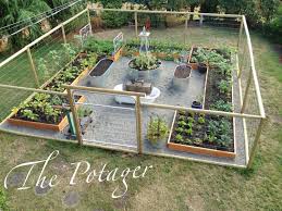 House And Bloom From Grass To Garden Presenting The Potager Garden Layout Gr Fenced Vegetable Garden Small Vegetable Gardens Vegetable Garden Planning