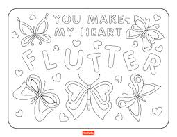 There are coloring pages of flowers, animals, hearts, robots, rainbows, and even unicorns. 15 Valentine S Day Coloring Pages For Kids Shutterfly