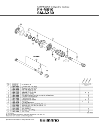 Maybe you would like to learn more about one of these? Shimano Fh M810 Freehub Rem Cakram Exploded View Manualzz