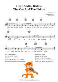 Hey Diddle Diddle The Cat And The Fiddle Children Songs Lyrics Kids Songs Nursery Rhymes Poems