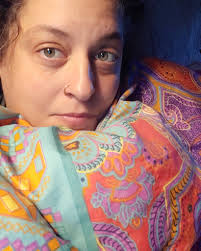 Checking in from my Fort O' Funk. It's Day 12 of the plague. I think I'm  healing extra slow due to also being post surgical. It's like my ghost  uterus has come