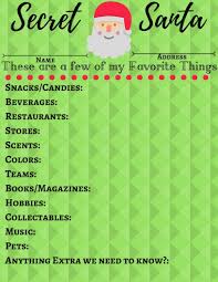 Secret Santa Questionnaire Secret Santa Questions Secret Santa Gift Exchange Gift Exchange Q Secret Santa Questionnaire Secret Santa Form Work Secret Santa