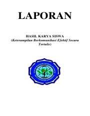 We did not find results for: Laporan Hasil Karya Siswa Secara Tertulis Laporan Hasil Karya Siswa Keterampilan Berkomunikasi Efektif Secara Tertulis Kata Pengantar Puji Dan Course Hero