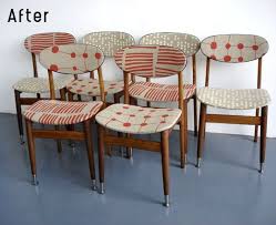 Before After Chairs Chairs Chairs Design Sponge Retro Furniture Reupholster Chair Dining Furniture Makeover