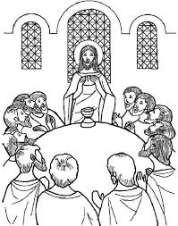 But they can begin to learn that the last supper was about jesus and his sacrifice. Free Printable Last Supper Coloring Pages Last Supper Coloring Pages Dibujo Para Imprimir Dibujo Para Imprimir