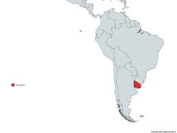 Uruguay is officially named the eastern republic of uruguay located in south america. Mapa Da America Do Sul Mapas Individuais Dos 12 Paises