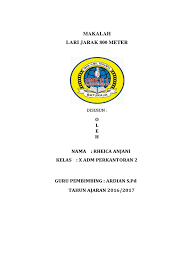 Contoh cover lomba karya tulis ilmiah ada lomba. 4 Contoh Cover Makalah Smp Sma Smk Mahasiswa