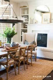 Traditional Farmhouse Dining Room All American Kitchen Dining Room Alice Lane Home Interior Design Farmhouse Dining Room Farmhouse Dining Home Decor
