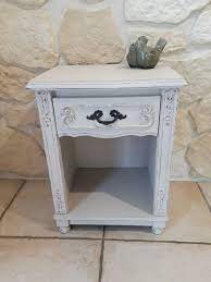 chevet table de nuit regence patine a l ancienne decor home decor shabby