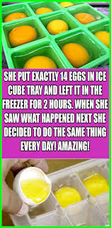 The Taste Of Frozen Eggs Is Similar To The Taste When They Are Thawed So Grab More Eggs When They Are On Sale Or Use The Ice Cube Trays Tray Natural